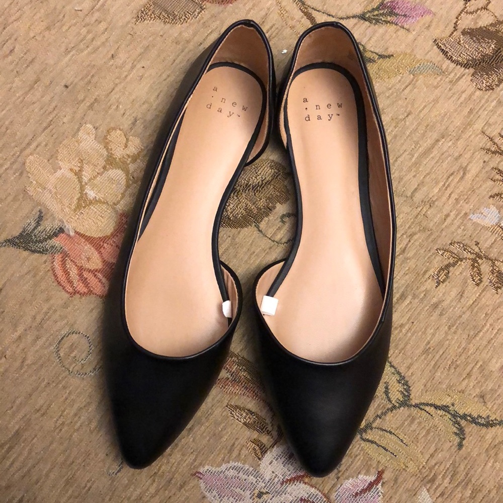 Black Flats Size 7.5 brand: a new day (target)